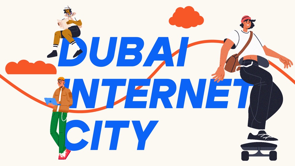 Dubai Internet City Rebrand style frame 1